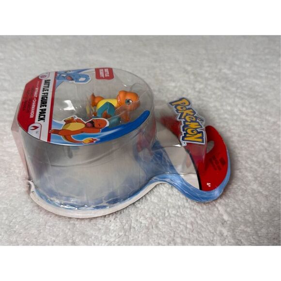Pokemon Battle Action Figure Charmander + Wynaut Jazwares 2021/New - Picture 5 of 8